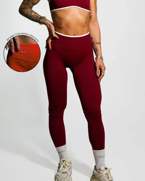 zevya-kyrte-booty-shape-vintage-bordeaux-front copia Leggings ZEVYA Kyrte - Vintage Bordeaux